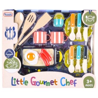 Chef Toy W/Food 18 Pc Set