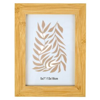 Photo Frame Wooden Look Asst Color 5 X 7 In