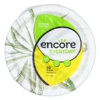 Modern Coated Paper Plate 10.25" 10 Ct #70055