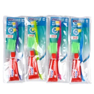 Rm Oral Dental Travel Kit W/Pouch Soft Bristle