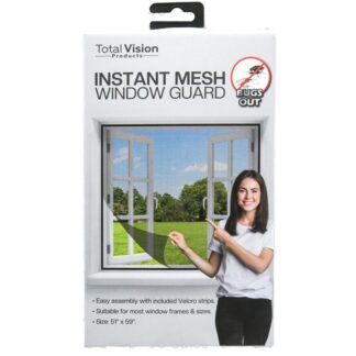 Instant Mesh Window Guard 51" X 59" W/ Velcro