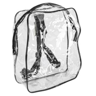 Transparent Plastic Backpack 10 X 12 In