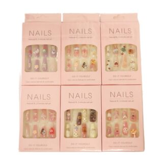 Natural Fit Nails Asst Characters Art 12 Pc