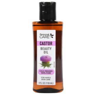Personal Care Castor Beauty Oil Cold Pressed 4 Oz