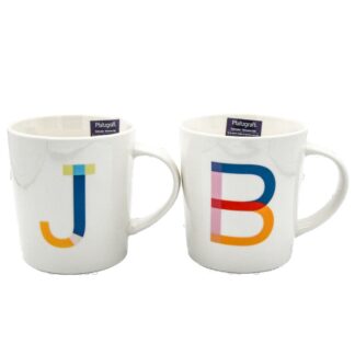 Pfalzgraff Monogrammed Mug Asst Letters 18 Oz