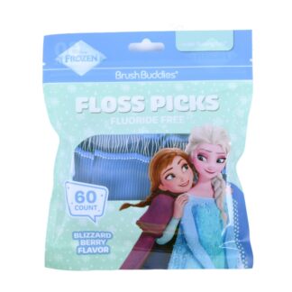 Disney Frozen Floss Picks Blizzard Berry 60 Ct