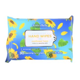 Ashley Belle Facial Wipes Sunflower Haze 30 Ct