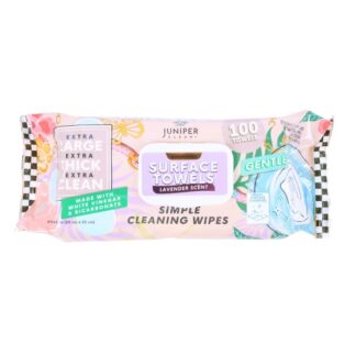 Surface Cleaning Wipes W/Vinegar Lavender 100 Ct