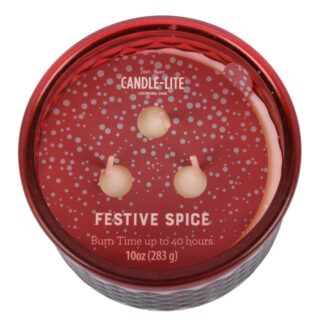 Diamond Jar Candle Festive Spice 10 Oz