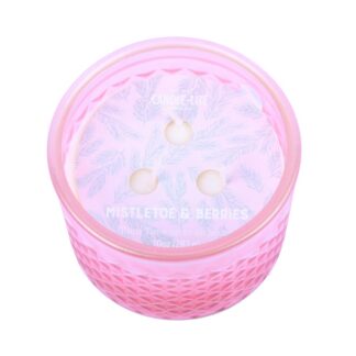 Diamond Jar Candle Mistletoe & Berries 10 Oz