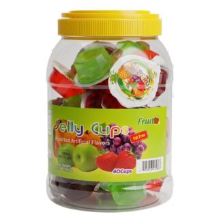 Fruit Jelly Cups Asst Flavors 40 Ct 45.2 Oz Tub