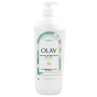 Olay Body Lotion Soothing Dryness Aloe Vera 18 Oz