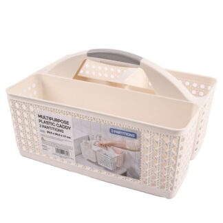 Multipurpose Plastic Caddy 3 Partitions
