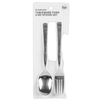 Stainless Tableware Fork And Spoon Set