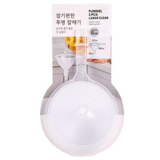 Plastic Funnel 2 Pcs Large Clear