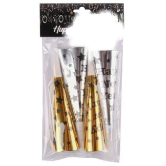 Hn New Year Horns 4Pk