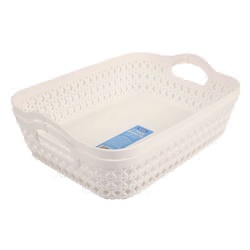 Nuvalu Basket Rect. 2Pc 27*20*7Cm/Pc 224G/Set