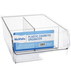 Nuvalu Plastic Cosmetic Divided Organizer 28*17.7*9Cm 422G