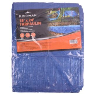 Kingman Tarpaulin Blue 18' X 24'