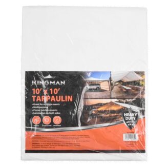 Kingman Tarpaulin White Heavy Duty 10' X 10'
