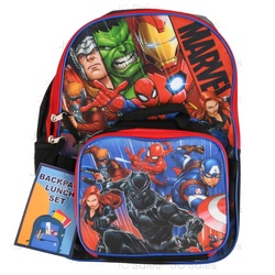 Avengers 16" Backpack With Lunch Bag