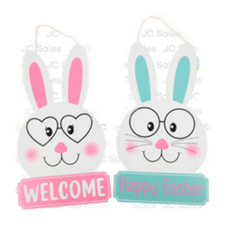 He Easter Wall Plaque W/Barnie Face