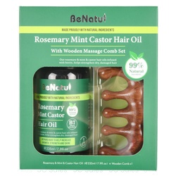 Benatu Rosemary Hair Oil W/Wooden Comb