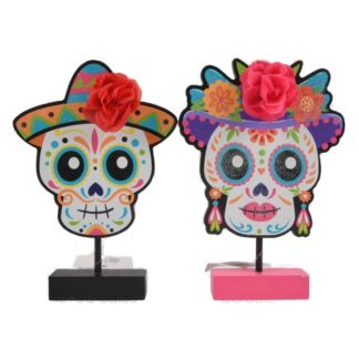 Hh Halloween Table Decor Dod With Artificial Flowers