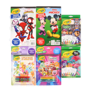 Crayola Sticker Activity Pad Asst Disp