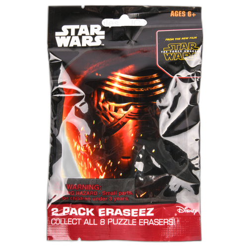 Star Wars Puzzle Eraser 2Pk