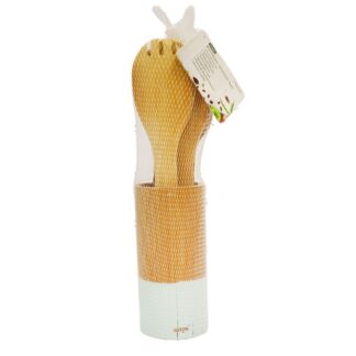 7Pc Bamboo Utensil Set