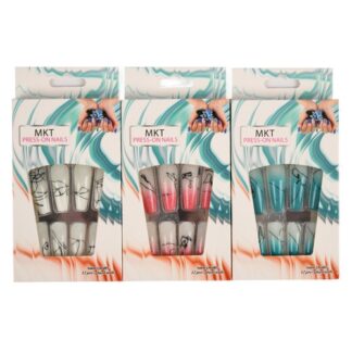False Nails Coffin Shaped Assorted Colors