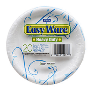 Aspen Paper Plate Round 7" 20 Ct