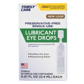 Family Care Eye Drops 30Ct Single Use