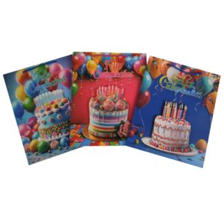 Gift Bag Medium Feliz Cumpleaños 3D Pop Out