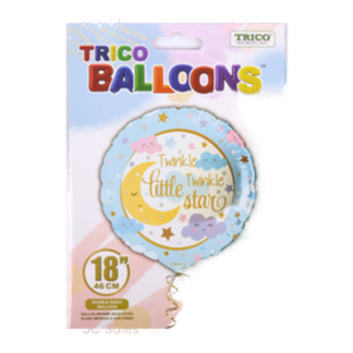 Trico 18" Round Balloon Twinkle Twinkle Little Star
