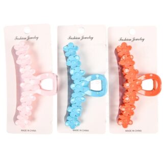 Flower Large Hair Clip Asst Colors