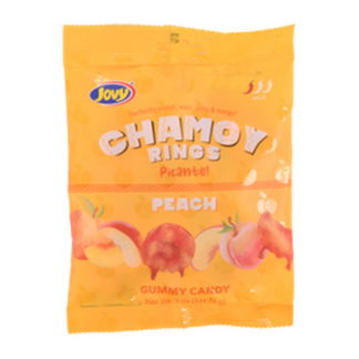 Jovy Chamoy Rings Picante Peach Gummy 5 Oz