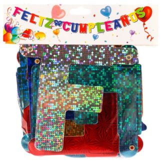 Feliz Cumpleaños Banner Colorful