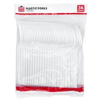 Table King Plastic Fork 36Ct
