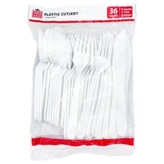 Table King Plastic Cutlery Combo 36Ct