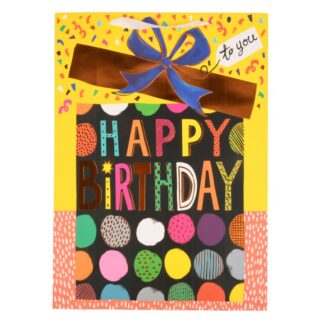 Happy Birthday Gift Bag Large