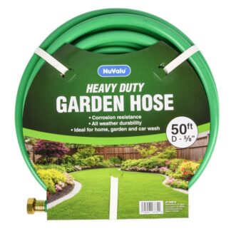 Nuvalu Water Hose 50Ft Heavy Duty 4 Layers 5/8"