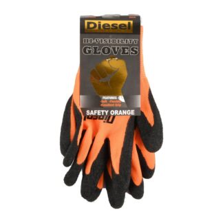 Diesel Glove Orange Hi-Visibility Medium