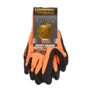 Diesel Glove Orange Hi-Visibility Large