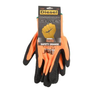 Diesel Glove Orange Hi-Visibility X-Large