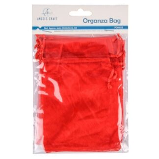 Angels Craft Organza Bag 4 X 6 In 6 Ct