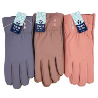 Hw Womens Nylon Gloves, Asst Colors