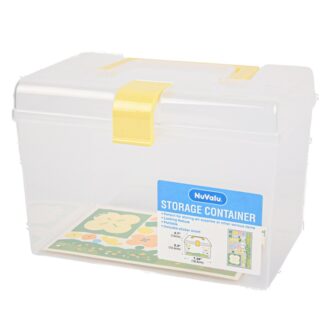 Nuvalu Plastic Storage Box With Sticker 190*125*95*135
