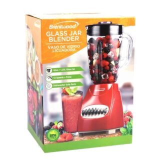 Blender Glass Jar 12-Speed Red